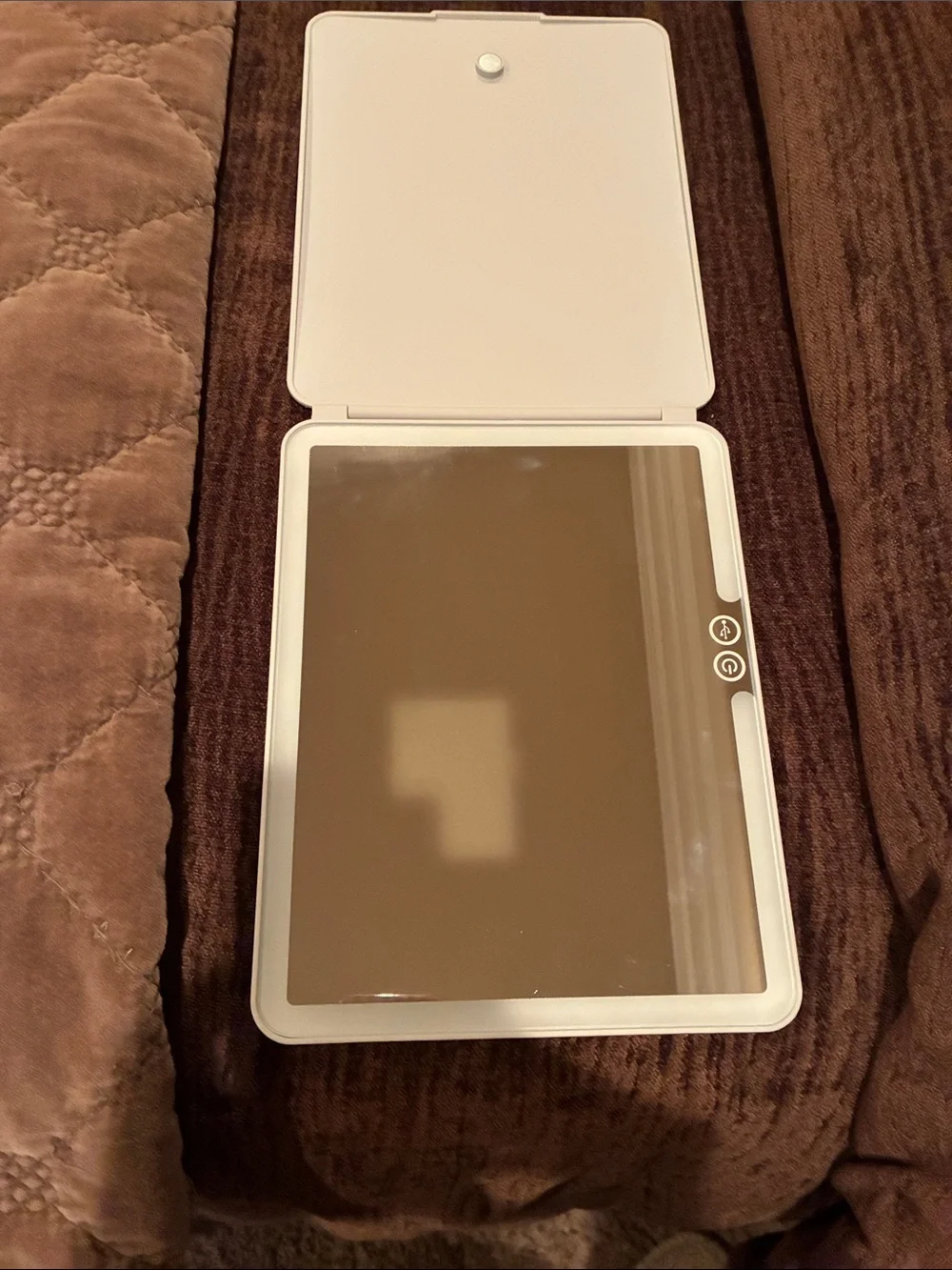 Vanity planet White Lighted Travel Mirror